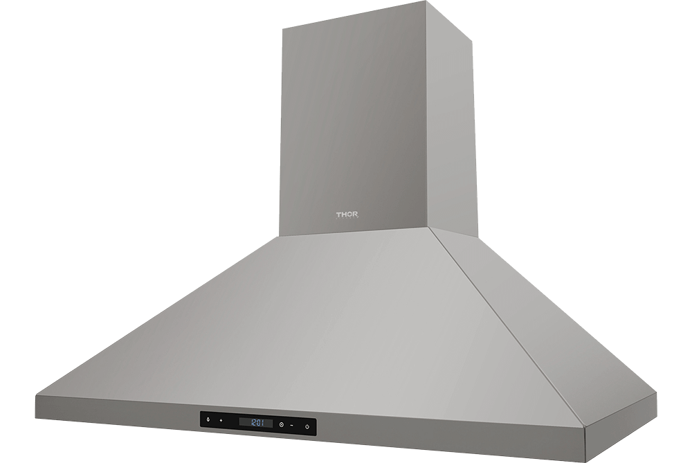 THOR KITCHEN HRH3007 30in Wall Mount Chimney Range Hood In Stainless Steel With LED LIGH...