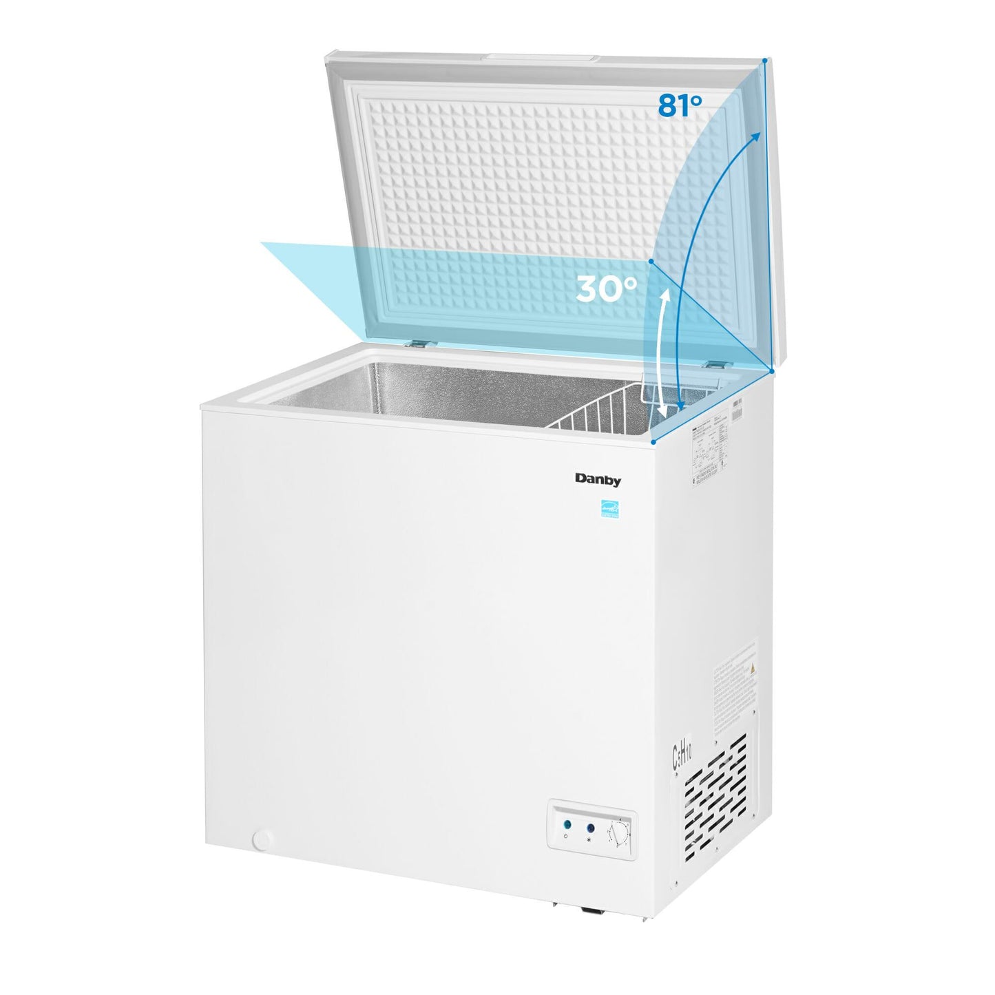 DANBY DCF070A5WDB Danby 7.0 CU.FT Square Model Chest Freezer