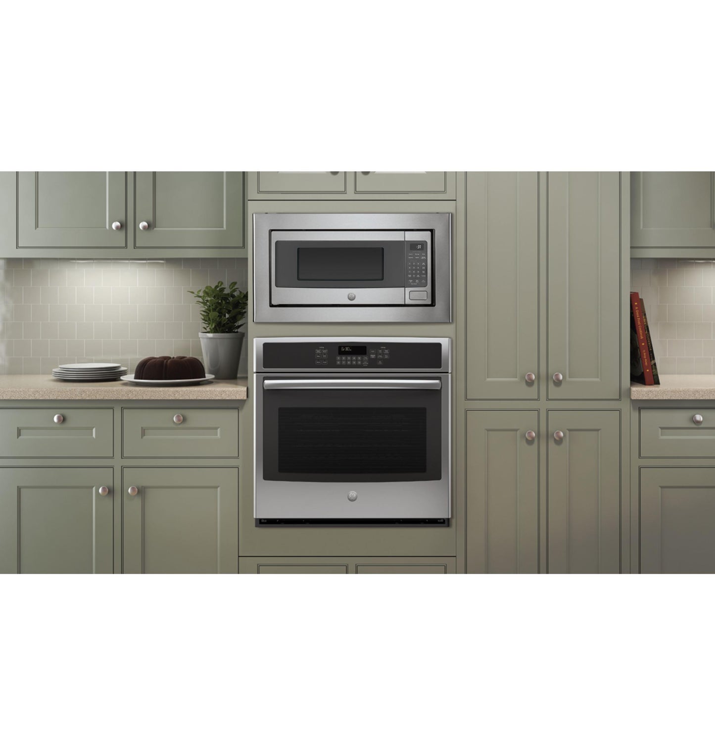 GE APPLIANCES PCHK11S1WSS GE Profile 1.1 Cu. Ft. Countertop Microwave Oven