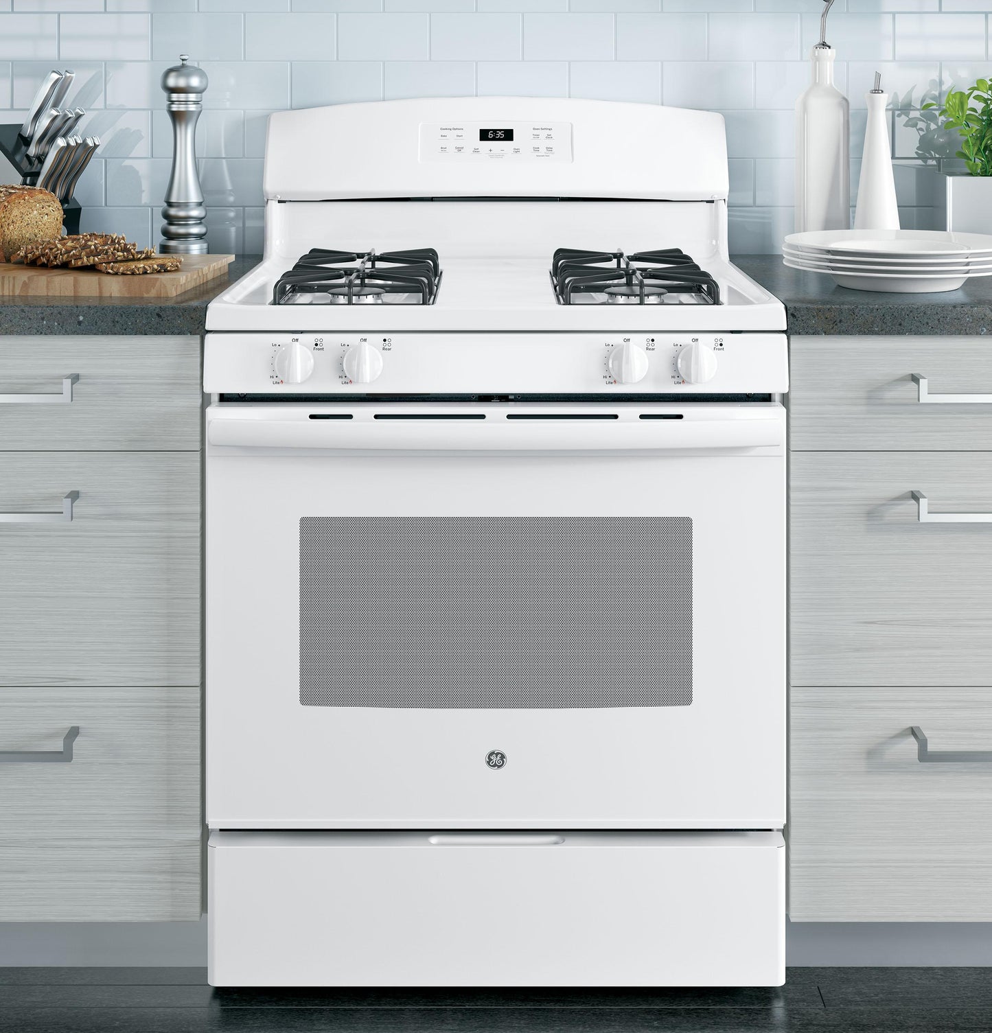 GE APPLIANCES JGB635DEKWW Ge 30"" Free-standing Gas Range