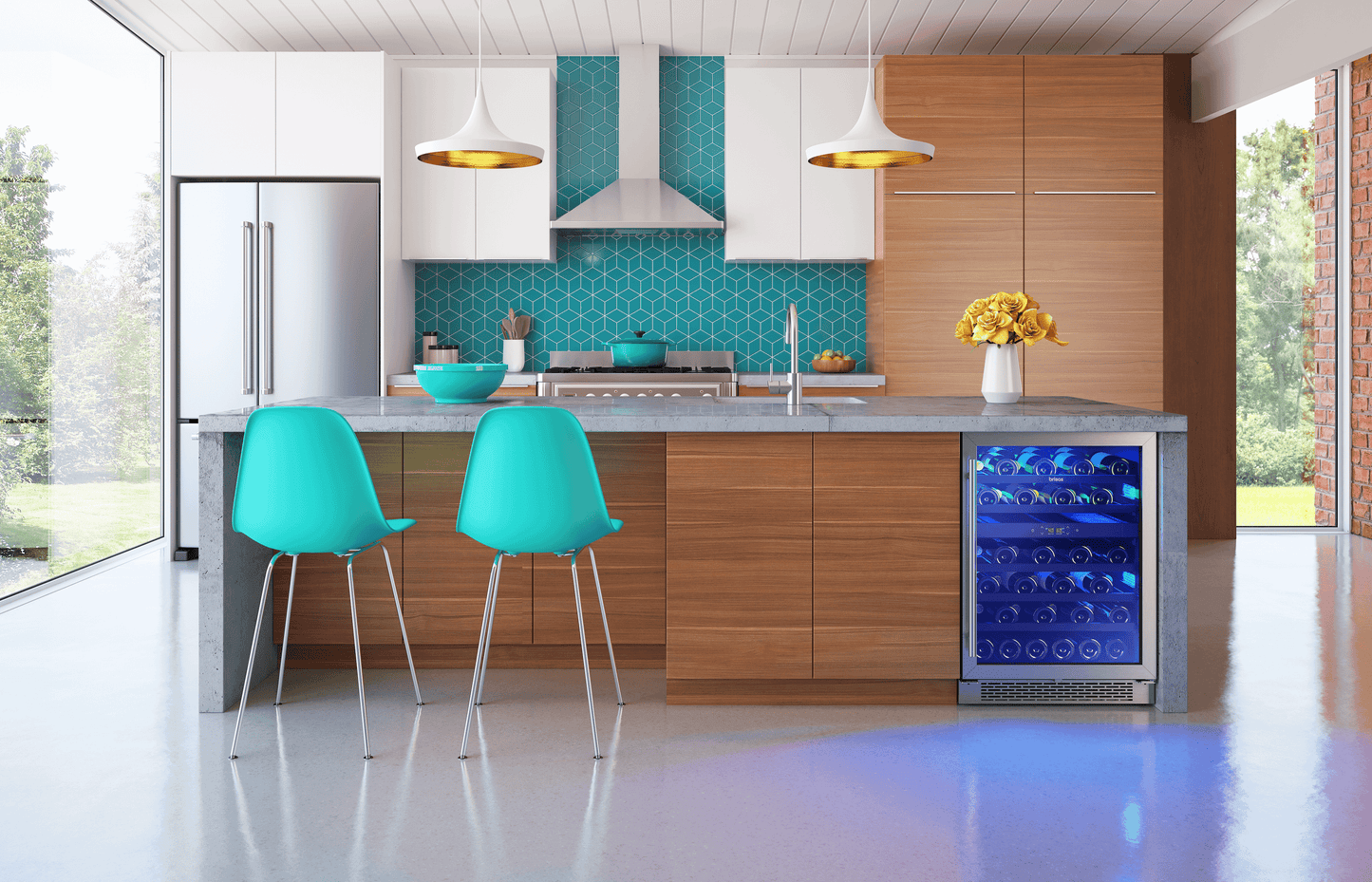 ZEPHYR BWN24C02AG Zephyr Brisas Wine Cooler