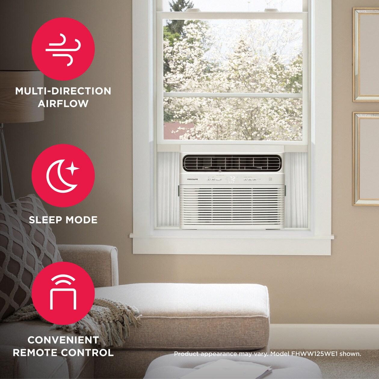 FRIGIDAIRE FHWW085WE1 Frigidaire 8,000 BTU Inverter Window Room Air Conditioner With WI-F...