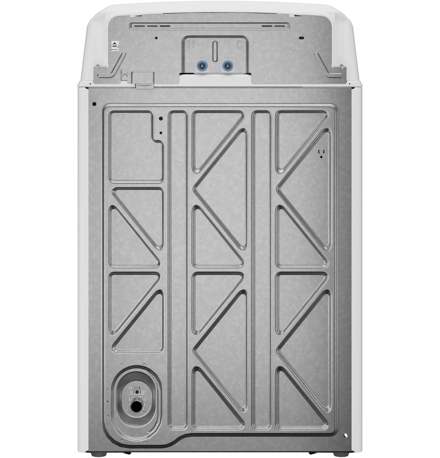 GE APPLIANCES GTW385ASWWS Ge 4.3 Cu. Ft. Capacity Washer With Stainless STEEL BASKE...