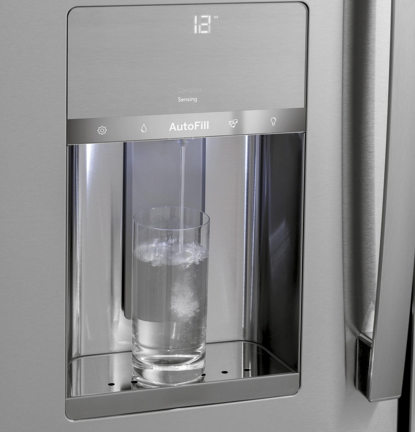 GE APPLIANCES PVD28BYNFS GE Profile 27.6 Cu. Ft. 4-door French-door Refrigerator With DO...
