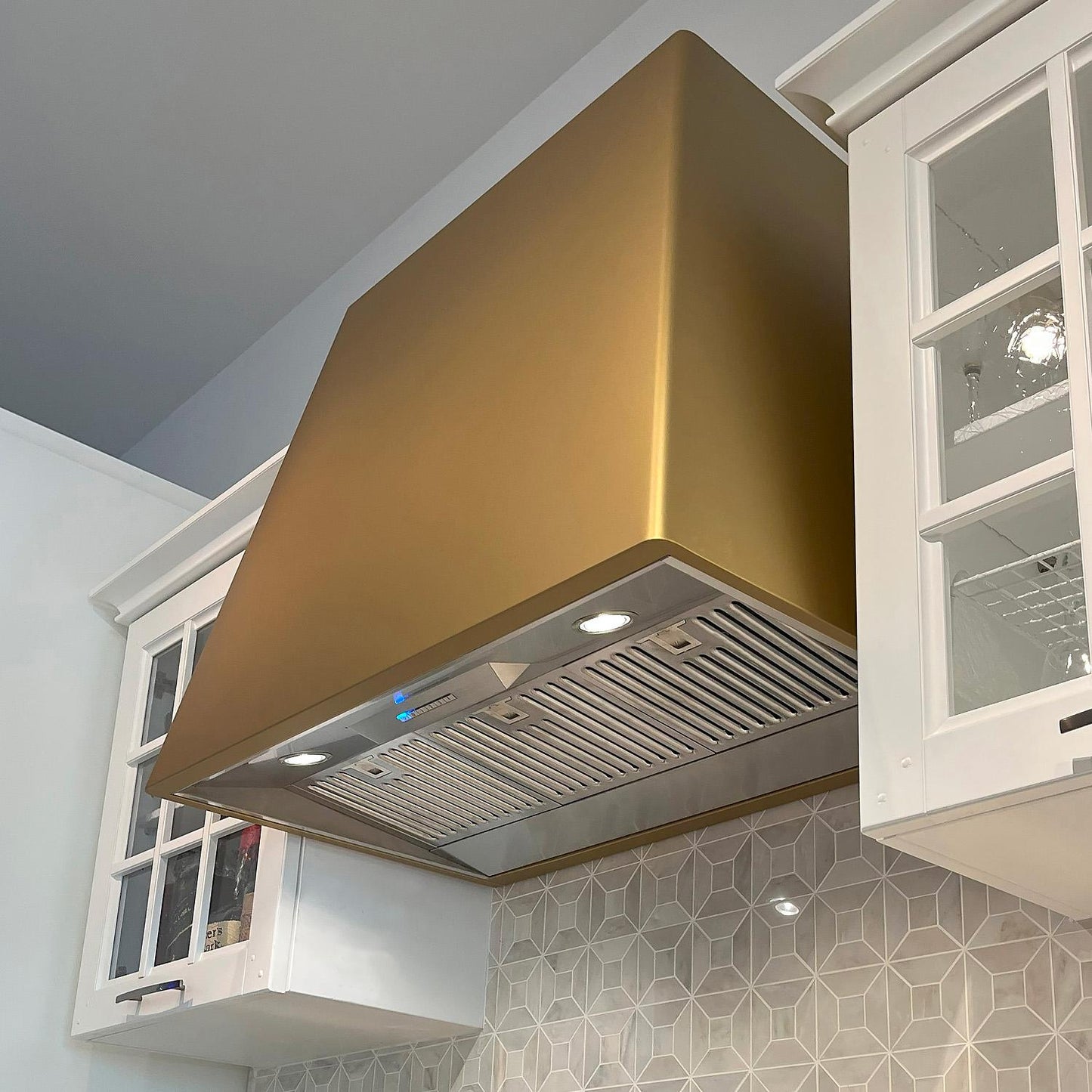 XO APPLIANCE XOVD136SG XO Appliance XO 36in Designer Hood Satin Gold