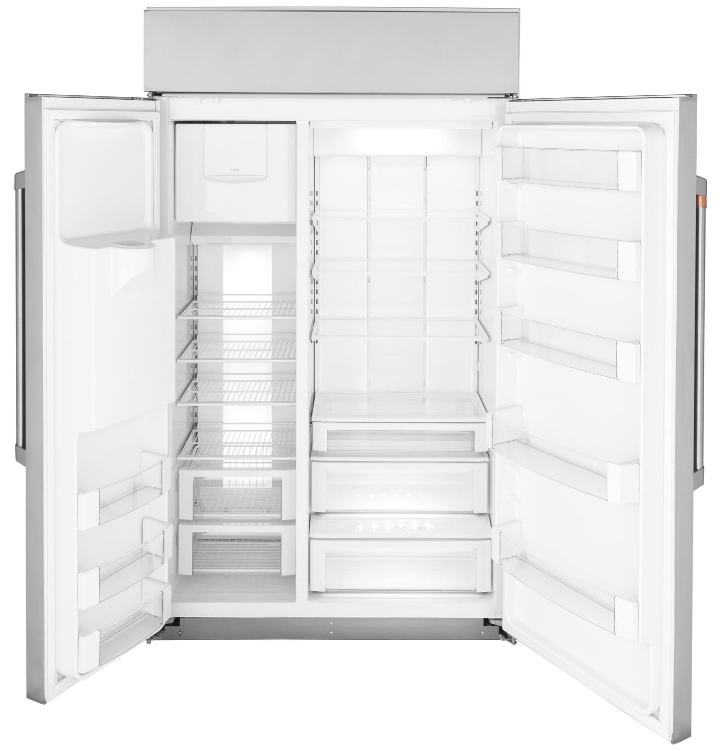 CAFE CSB48YP2NS1 Cafe 48"" Smart Built-in Side-by-side Refrigerator With Dispenser