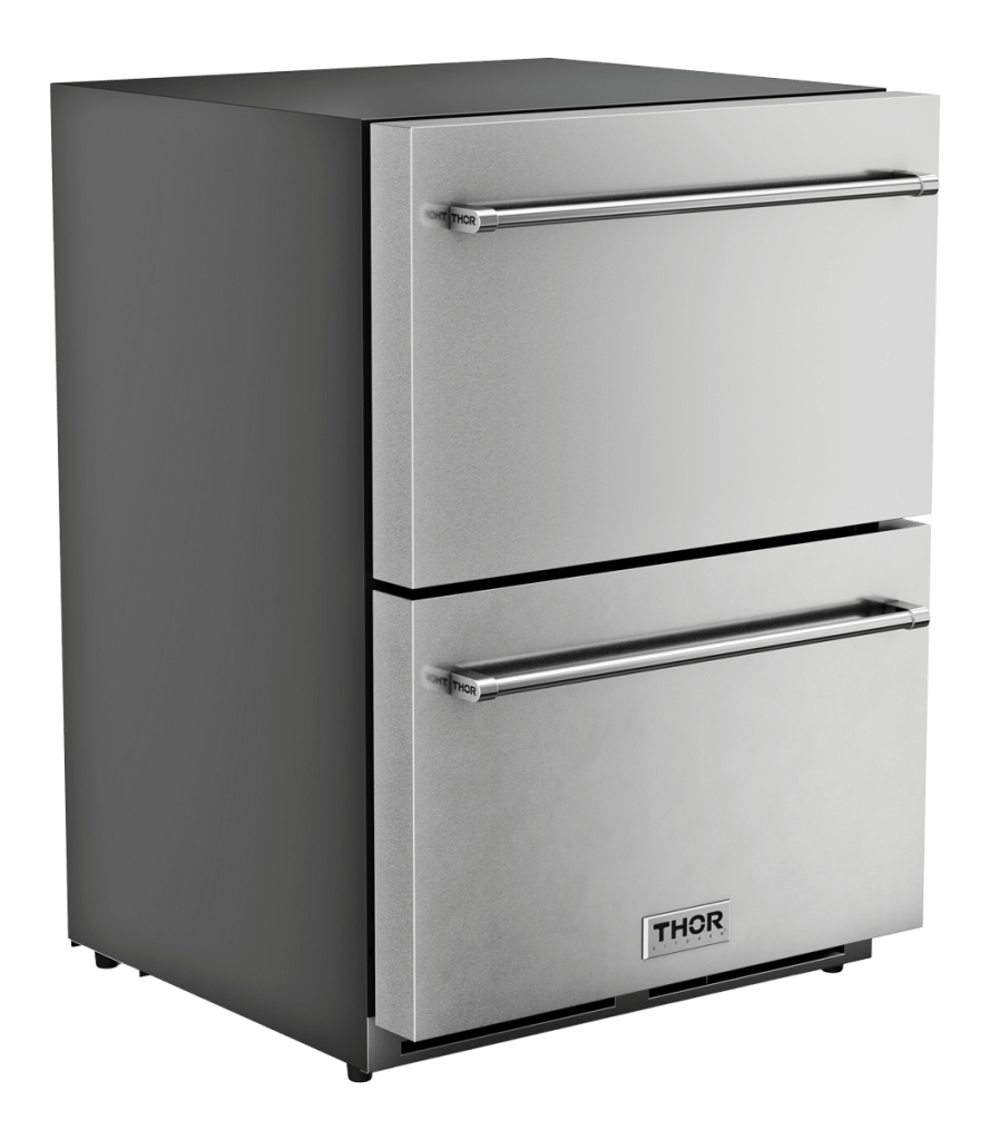 THOR KITCHEN TRZ24U 24-inch Indoor Outdoor Freezer Drawer In Stainless Steel - Trz24u