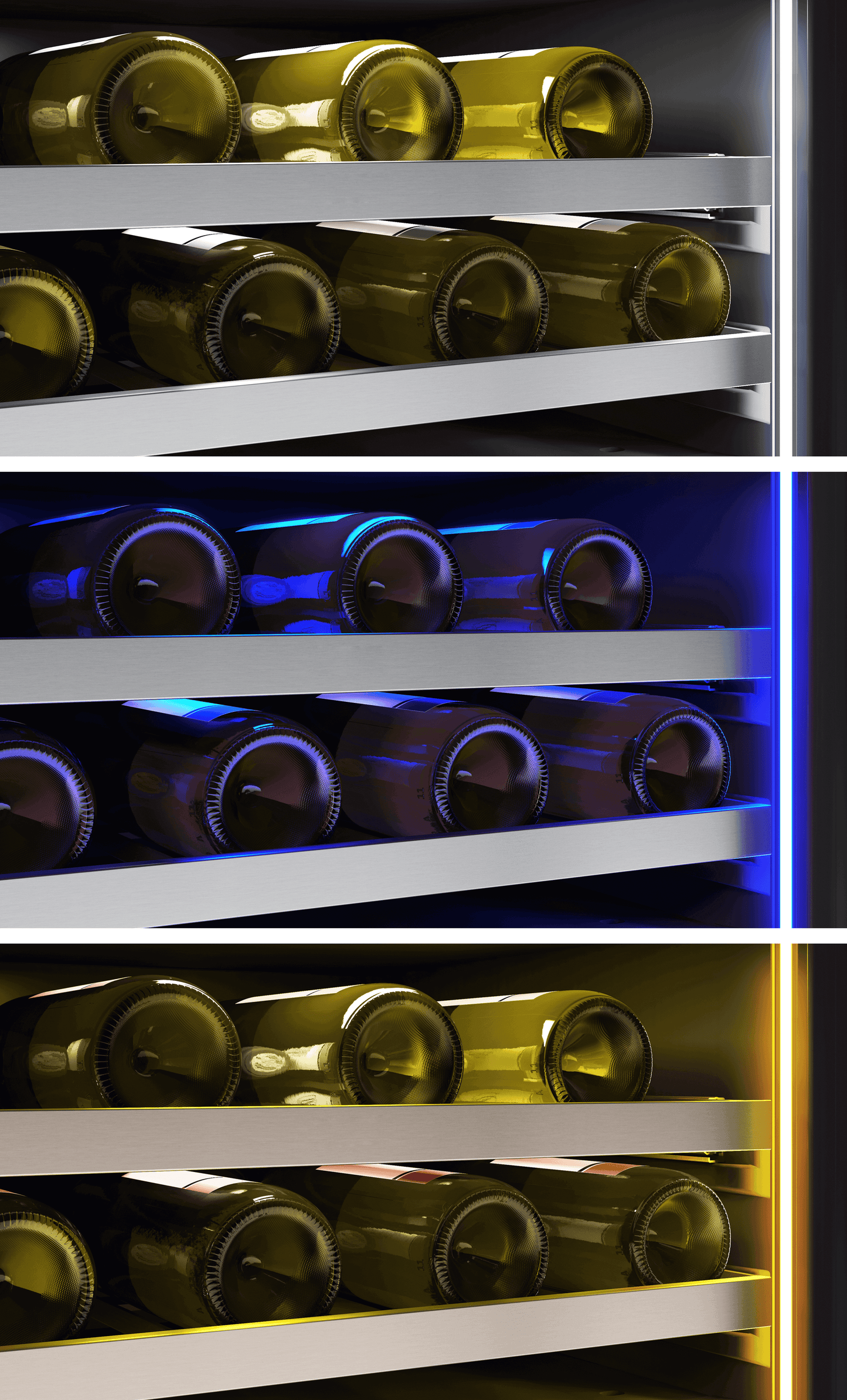 ZEPHYR PRW24F02CG Zephyr 24"" Full Size Dual Zone Wine Cooler