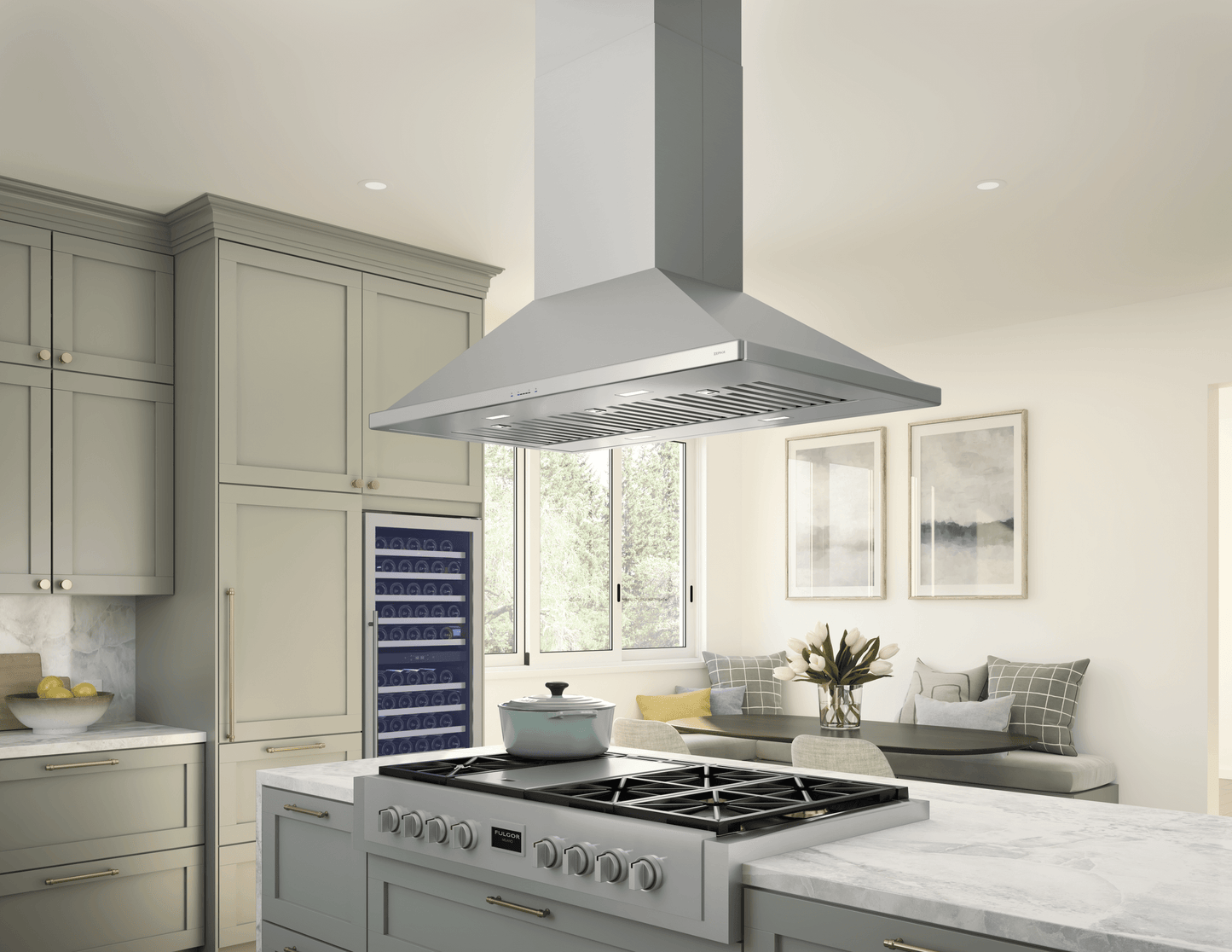 ZEPHYR ZSLE48CS Zephyr 48"" Siena Pro Island