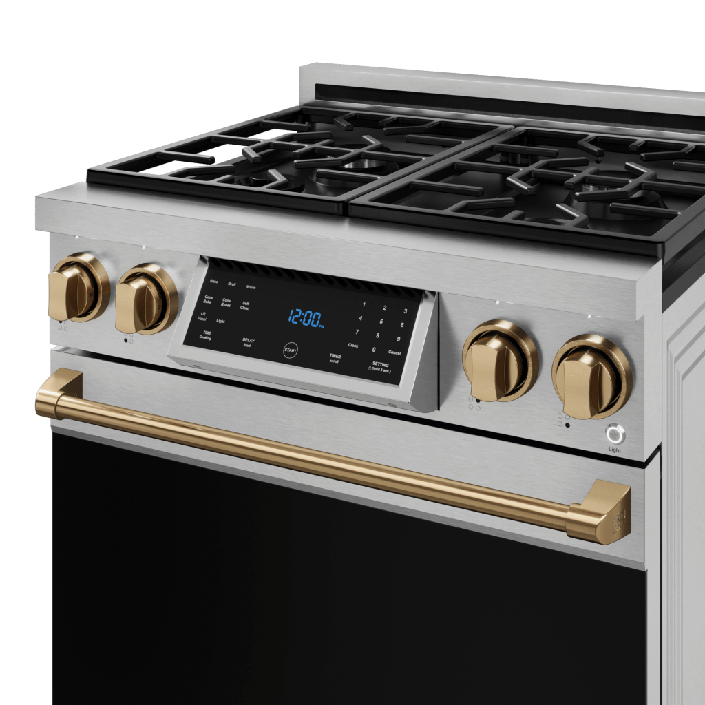 THOR KITCHEN RSG30BRZ 30 Inch Professional Gas Range With Tilt Panel Touch Control In STA...