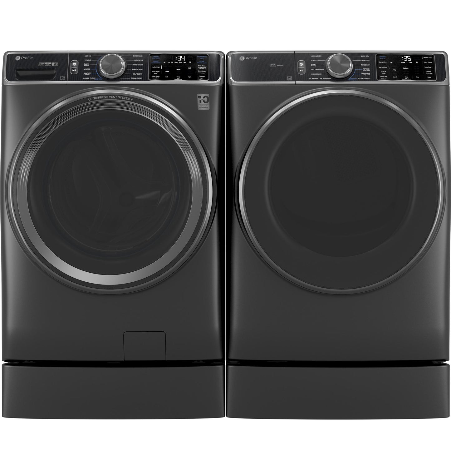 GE APPLIANCES PFD95GSPWDS GE Profile Energy Star 7.8 Cu. Ft. Capacity Smart Front LOAD...