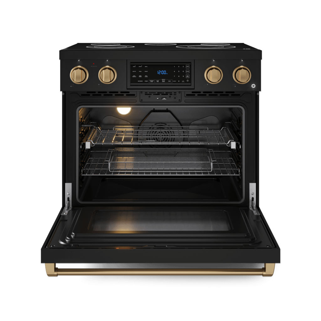 THOR KITCHEN RSE36BBRZ 36 Inch Professional Electric Range With Tilt Panel Touch Control I...