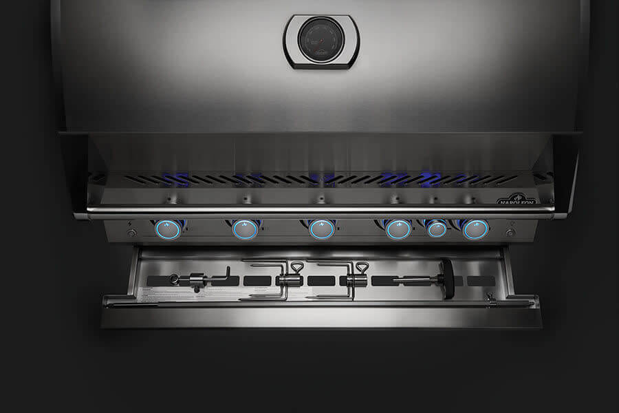 NAPOLEON BBQ BIG38RBNSS1 Built-in 700 Series 38 With Infrared Rear Burner , Natural Gas, STA...