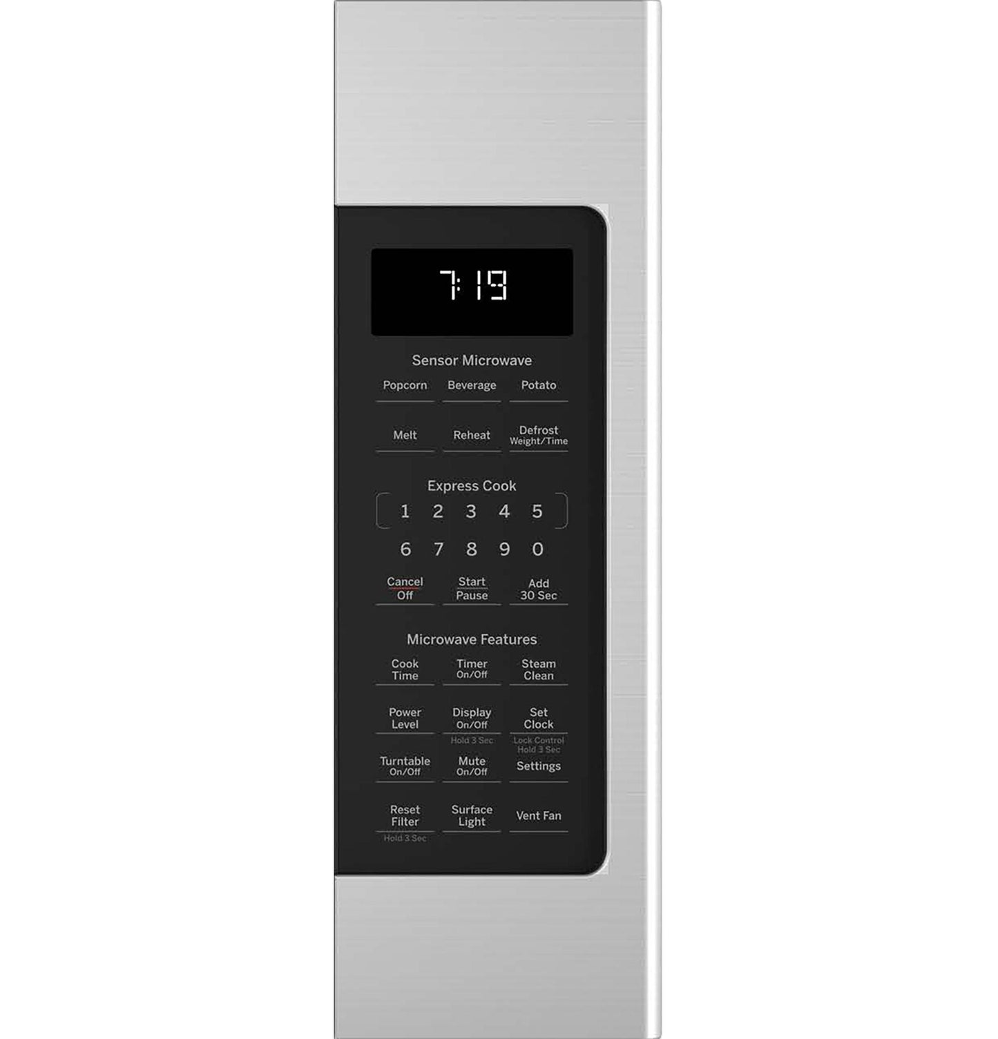 GE APPLIANCES JVM7195RWSS Ge 1.9 Cu. Ft. Over-the-range Sensor Microwave Oven