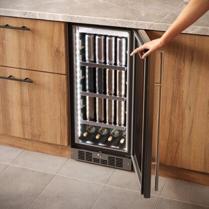 SILHOUETTE SPRBC031D1SS Silhouette - 3.1 CU.FT Built-in Under Counter Beverage Center