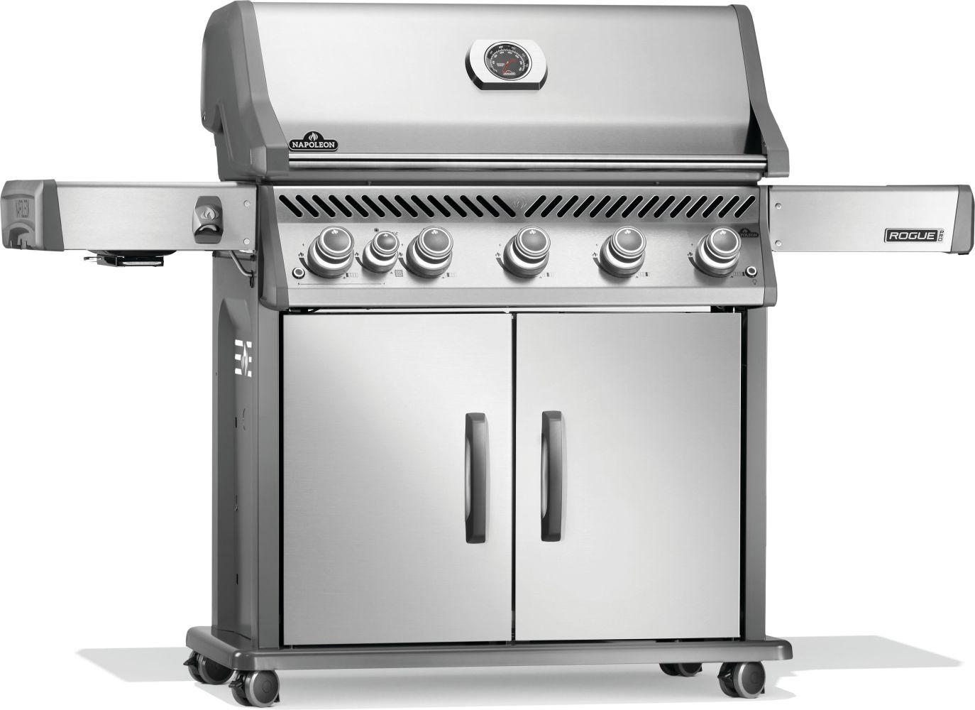 NAPOLEON BBQ RP625SIBNSS2 Rogue Pro 625 Sib With Infrared Side Burner , Natural Gas, STAINLES...