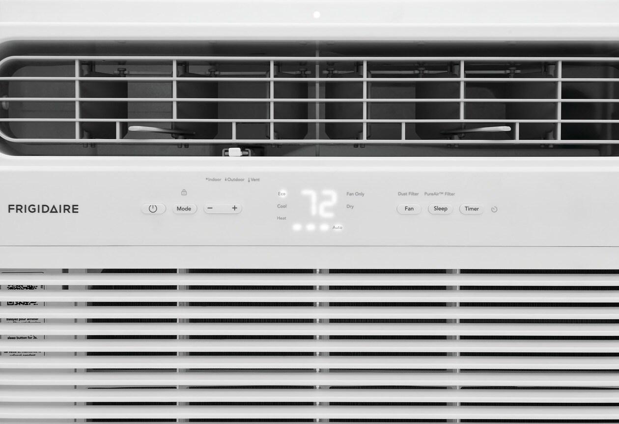 FRIGIDAIRE FHWH084WB1 Frigidaire 8,000 BTU Window Room Air Conditioner With Supplemental ...