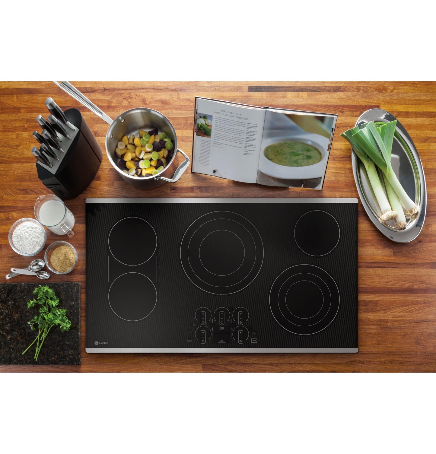 GE APPLIANCES PEP9036STSS GE Profile 36"" Built-in Touch Control Cooktop