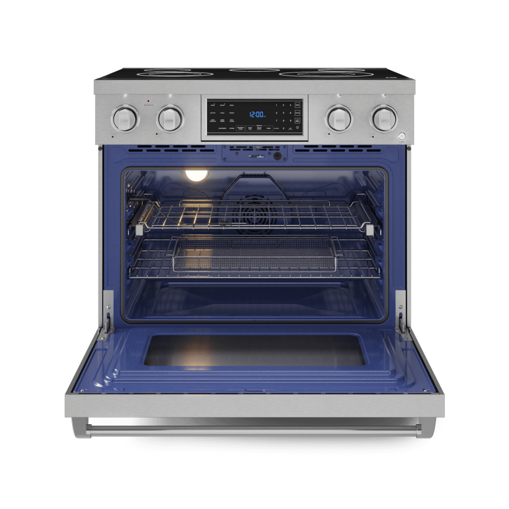 THOR KITCHEN RSE36 36 Inch Professional Electric Range With Tilt Panel Touch Control I...