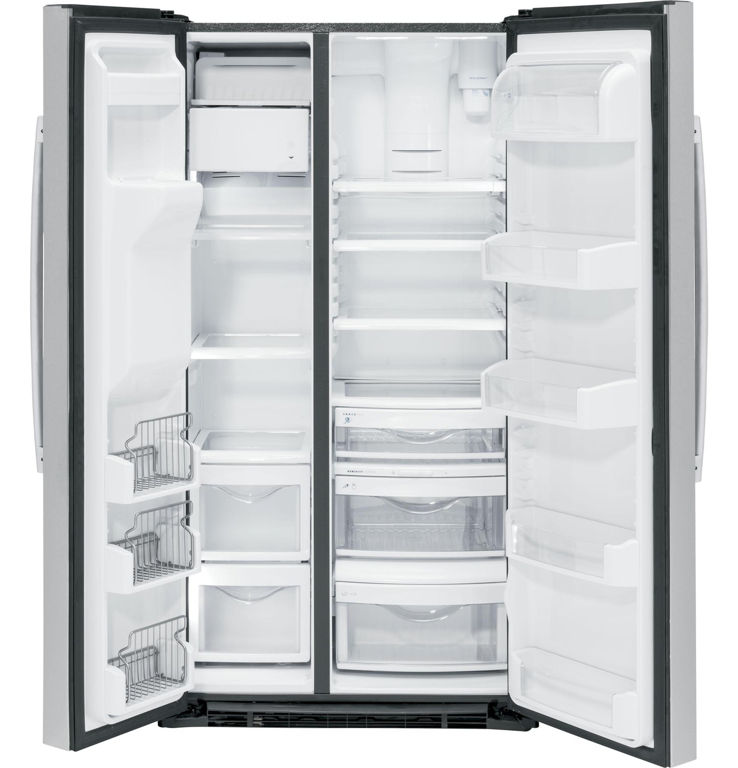GE APPLIANCES PZS22MYKFS GE Profile Series 21.9 Cu. Ft. Counter-depth Side-by-side REFRI...