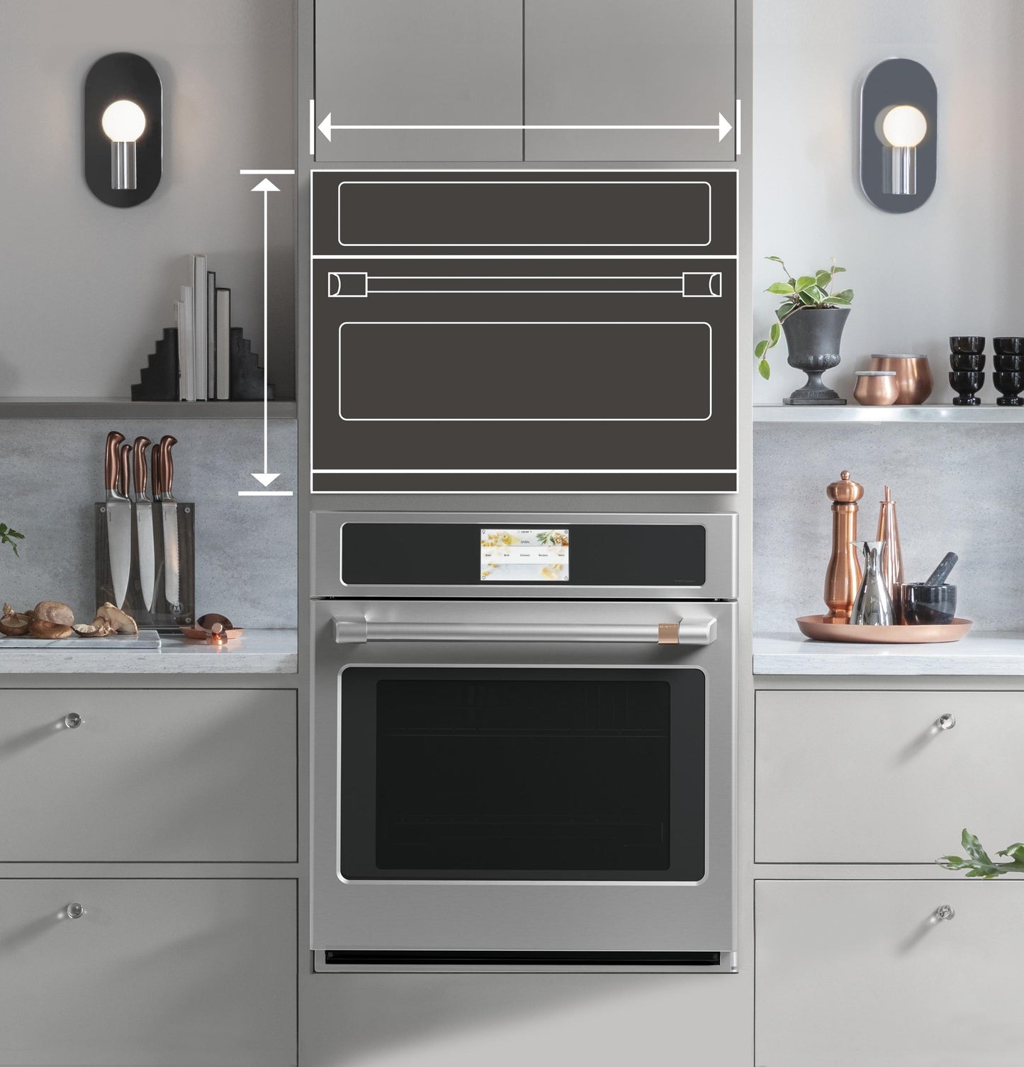 CAFE CSB913M2VS5 Cafe 30"" Smart Five In One Oven With 120v Advantium TE...