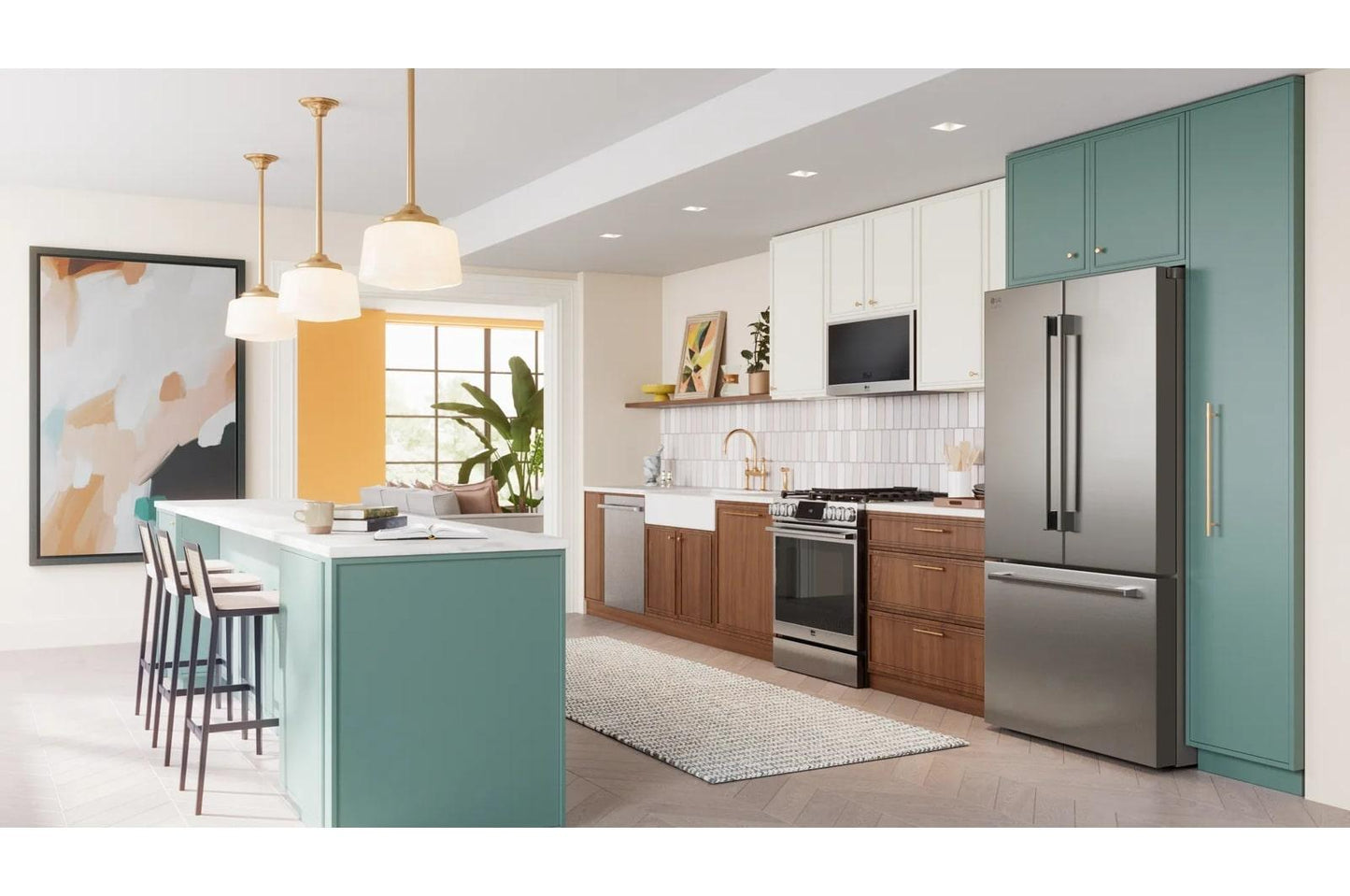 LG LSDS6338F 6.3 Cu. Ft. Smart Wi-fi Dual Fuel Slide-in Range With Probake CONVE...