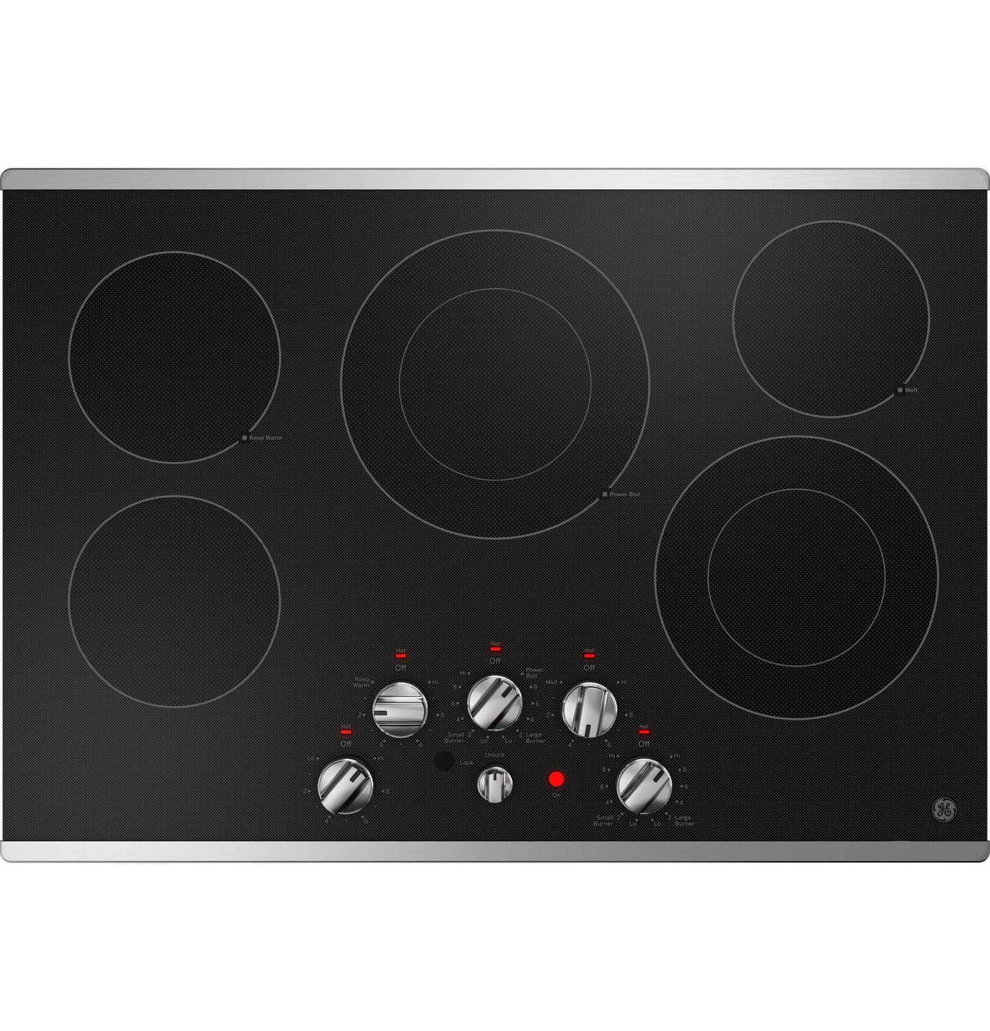 GE APPLIANCES JEP5030STSS Ge 30"" Built-in Knob Control Electric Cooktop