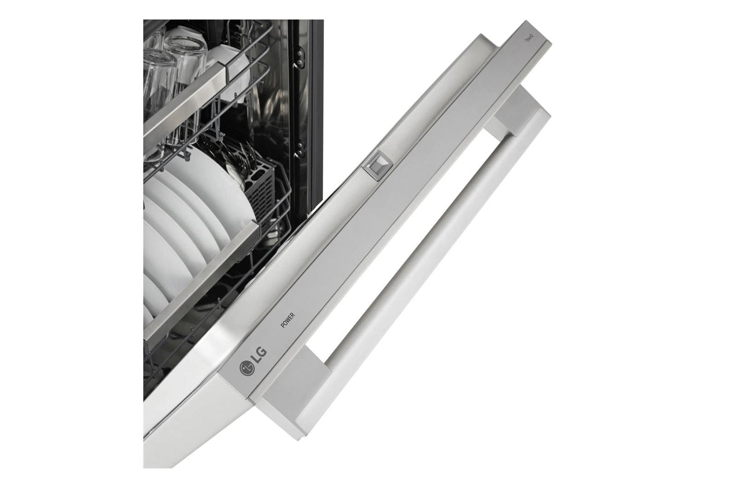 LG LDNTH753S Smart Flushfit Top Control Dishwasher With 1-hour Wash & Dry, Q...