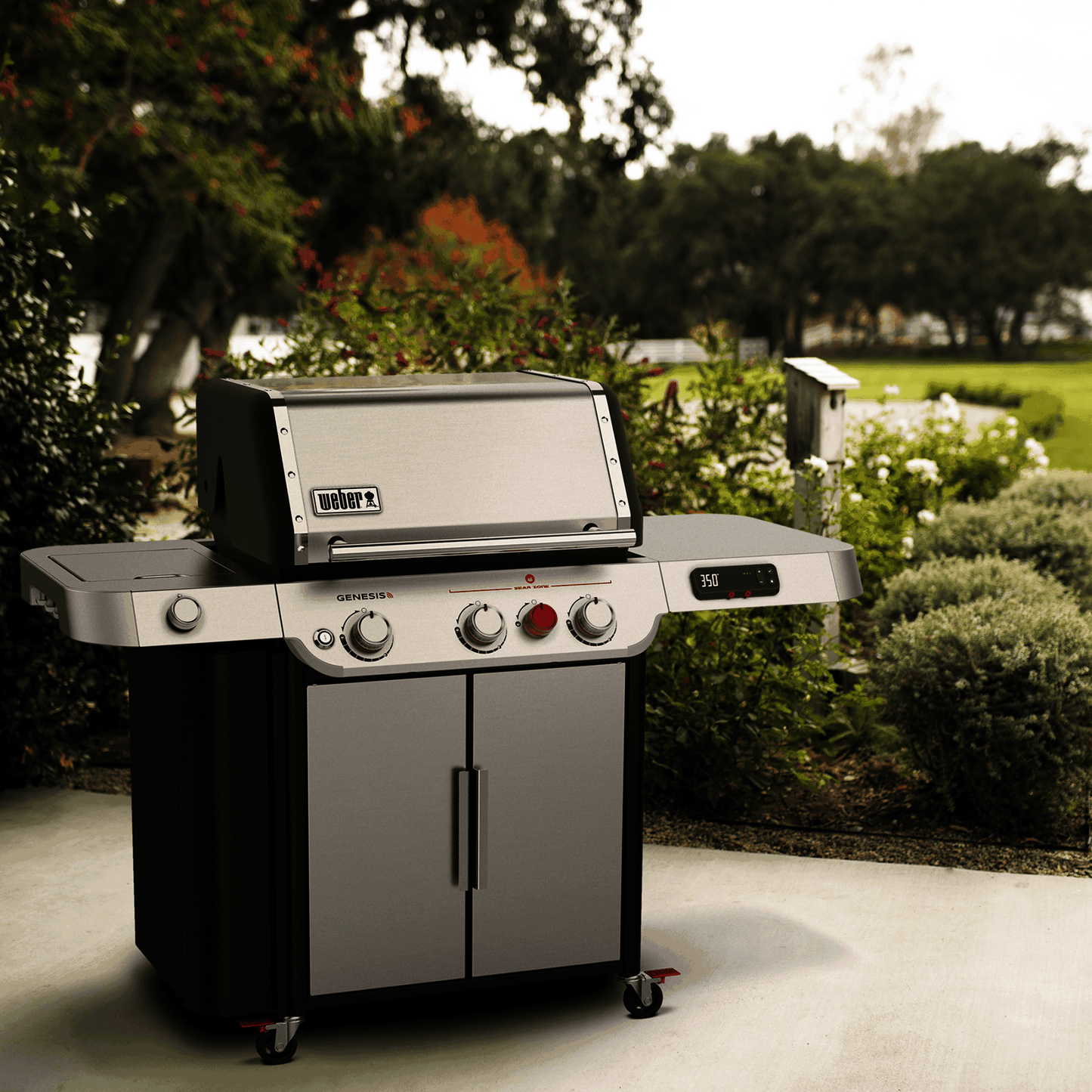 WEBER 37600001 Weber Genesis Sx-335 Smart Gas Grill - Stainless Steel Natural Gas