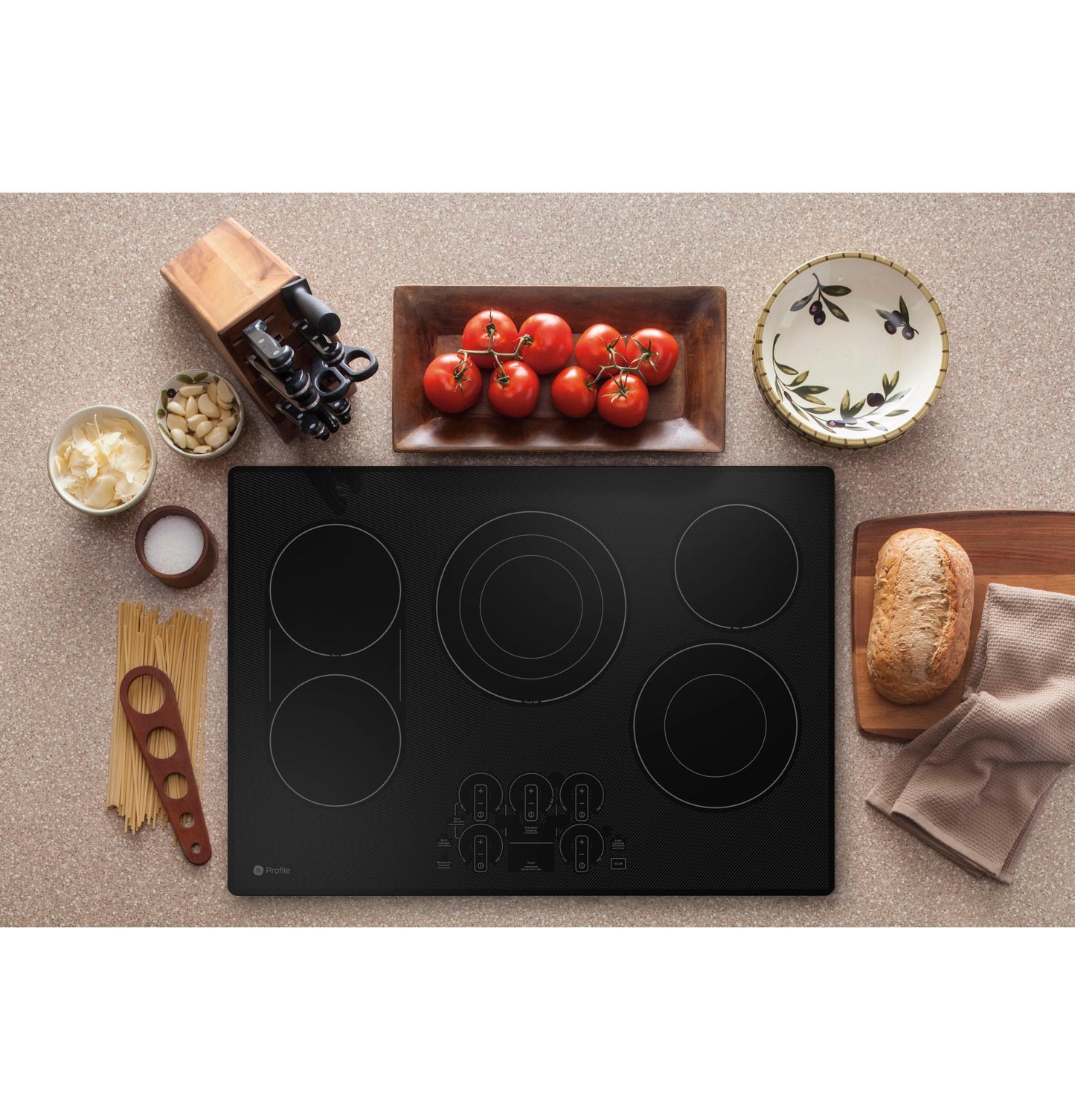 GE APPLIANCES PEP9030DTBB GE Profile 30"" Built-in Touch Control Electric Cooktop