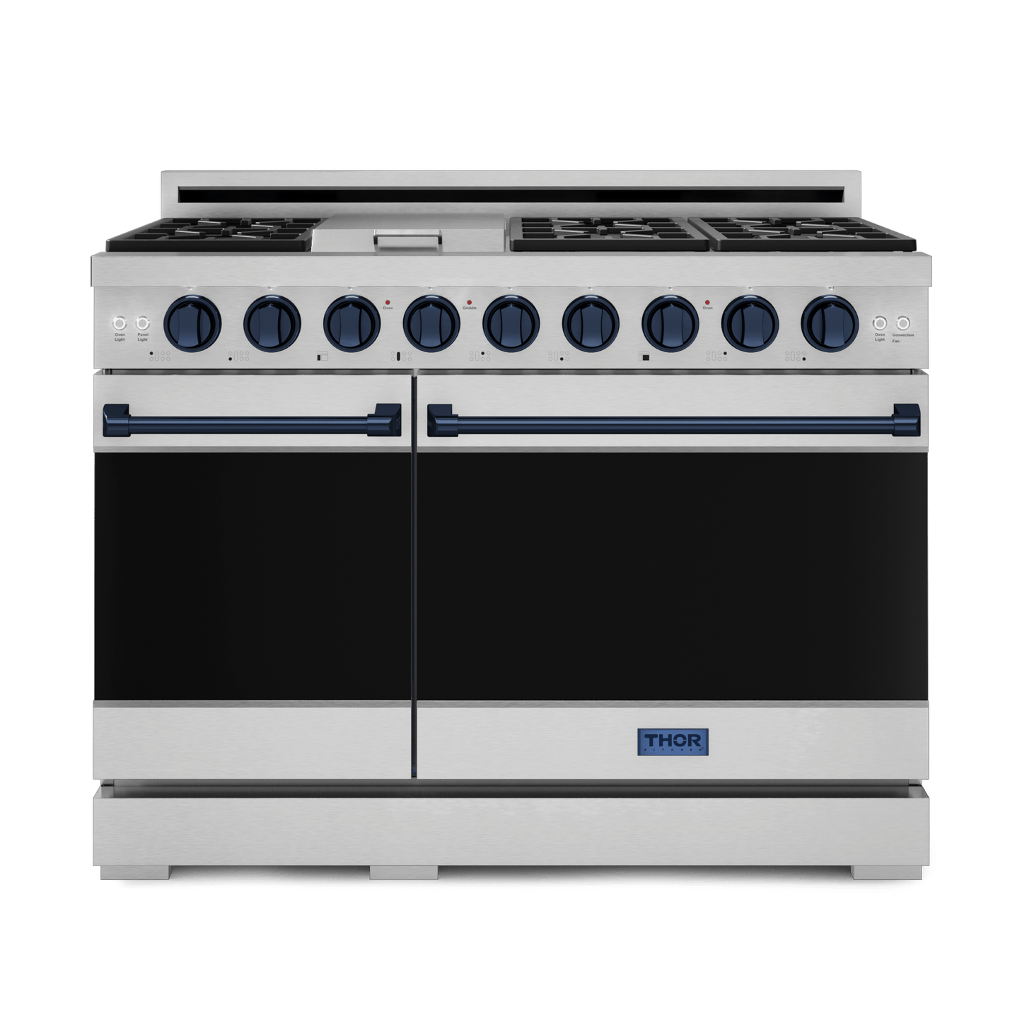 THOR KITCHEN RSG48ELPBLU 48 Inch Professional Lp Range With Tilt Panel Touch Control In STAI...