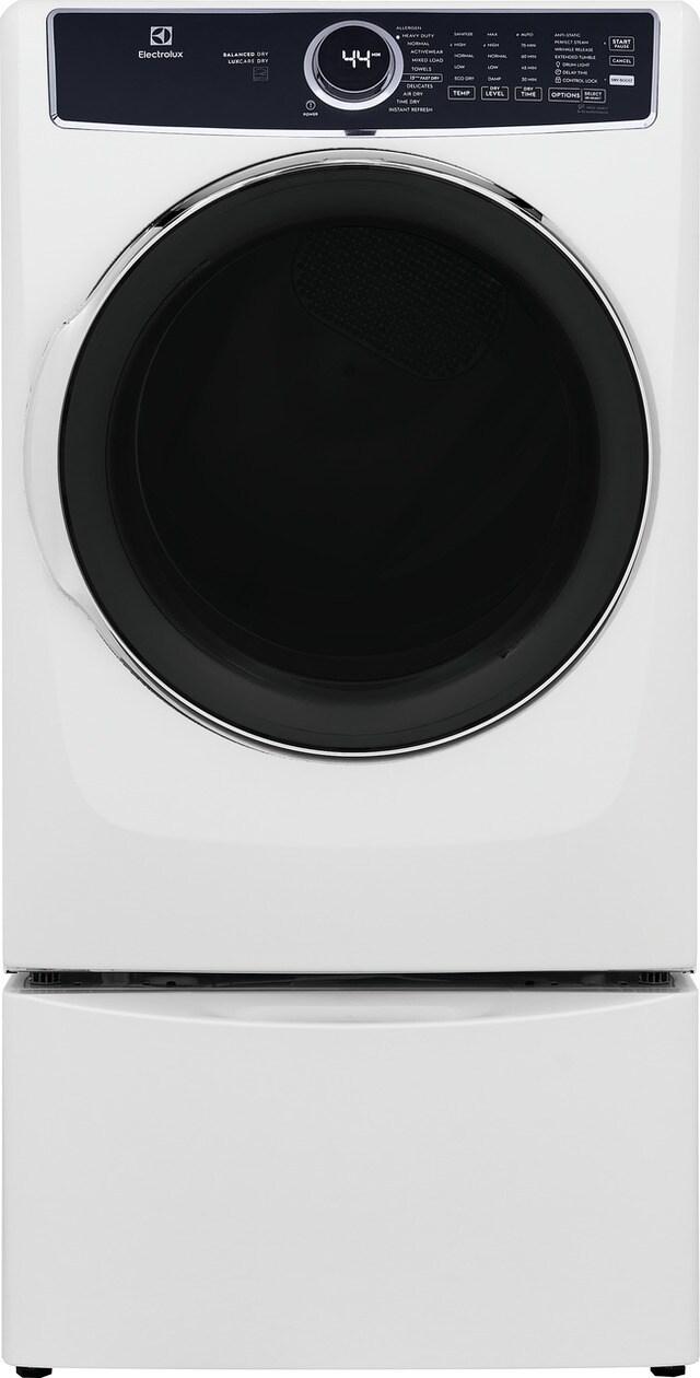 ELECTROLUX ELFE7637AW Electrolux Electric 8.0 Cu. Ft. Front Load Dryer