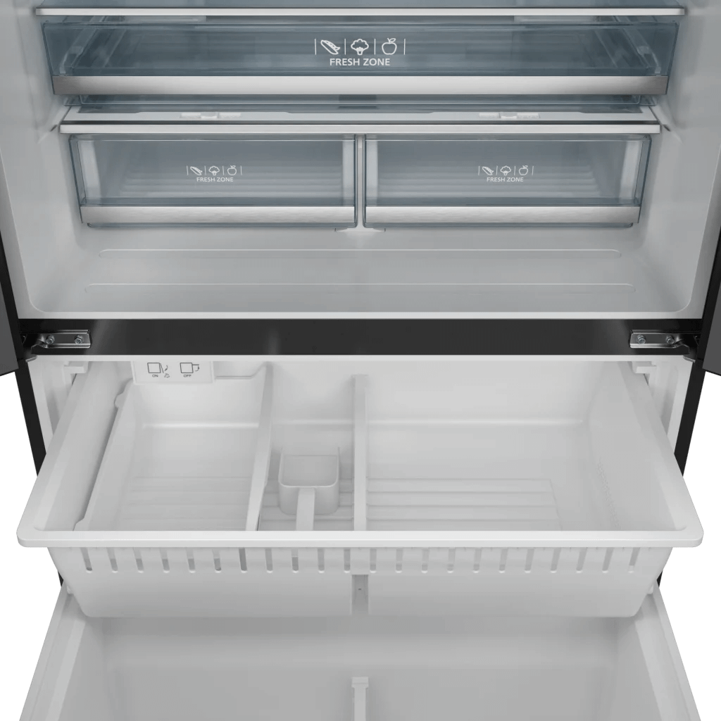 THOR KITCHEN RF3621CTD00BRZ 36 Inch 20.3 Cu Ft French Door Counter Depth Refrigerator With Ice ...