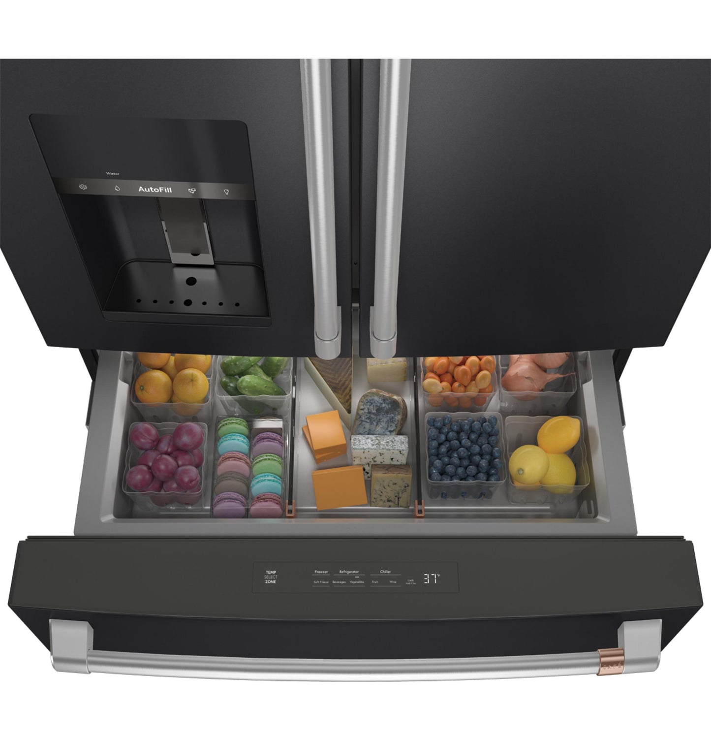 CAFE CVE28DP3ND1 Cafe Energy Star 27.6 Cu. Ft. 4- Door French-door REFRIGE...