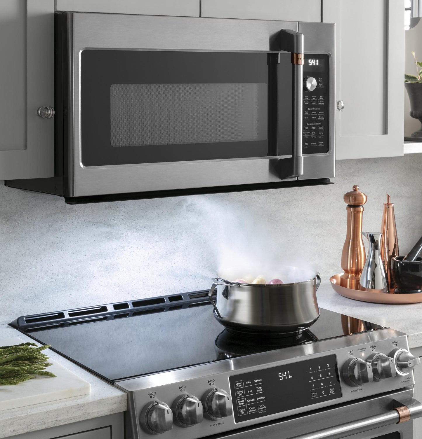 CAFE CVM521P2MS1 Cafe Cafe 2.1 Cu. Ft. Over-the-range Microwave Oven