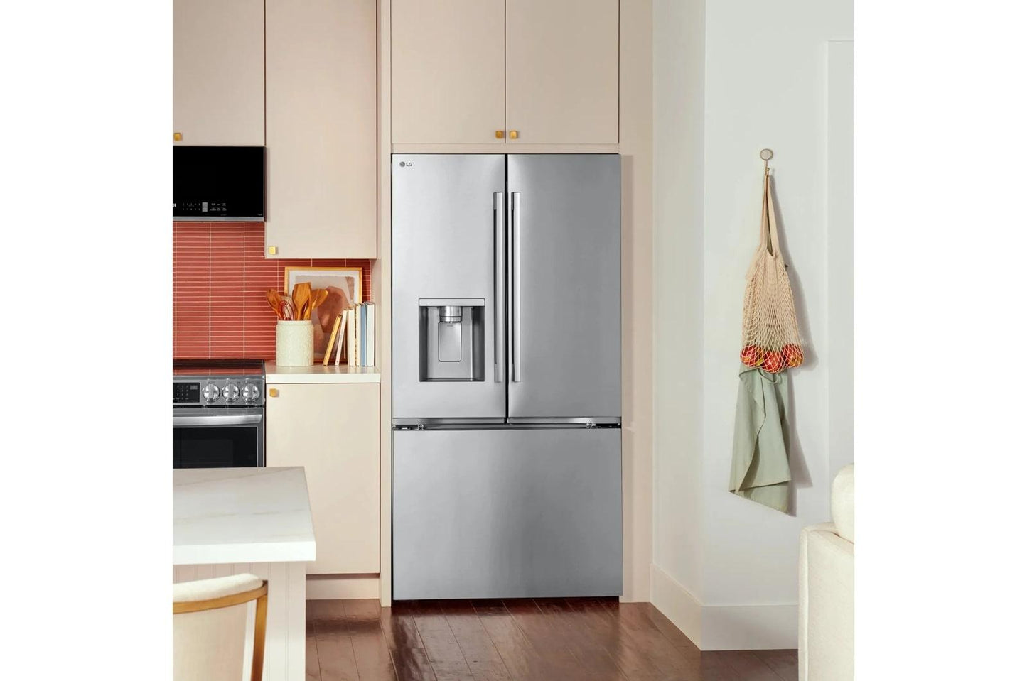LG LF24Z6530S LG Counter-depth Max With Zero Clearance 3-door French DOOR...