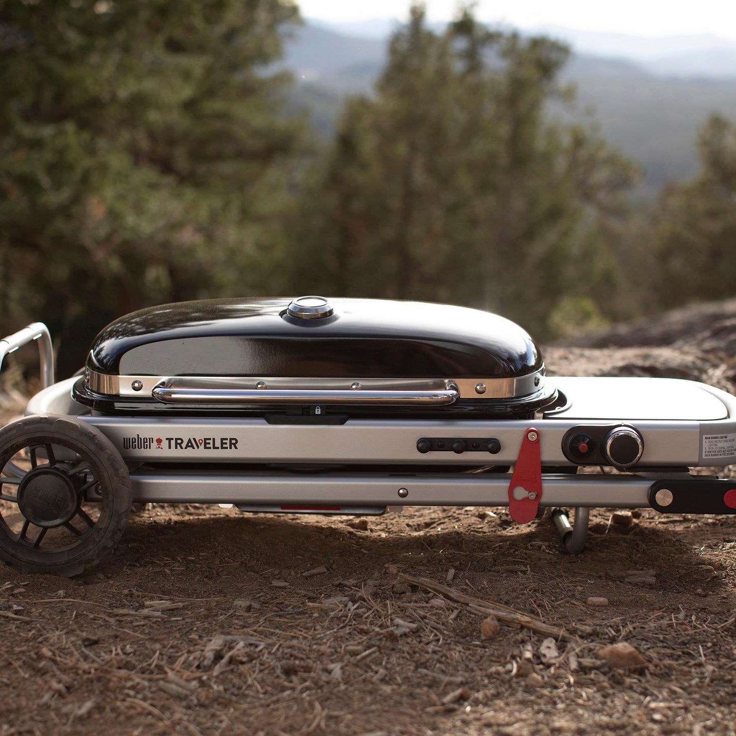 WEBER 9010001 Weber Traveler Portable Gas Grill - Black