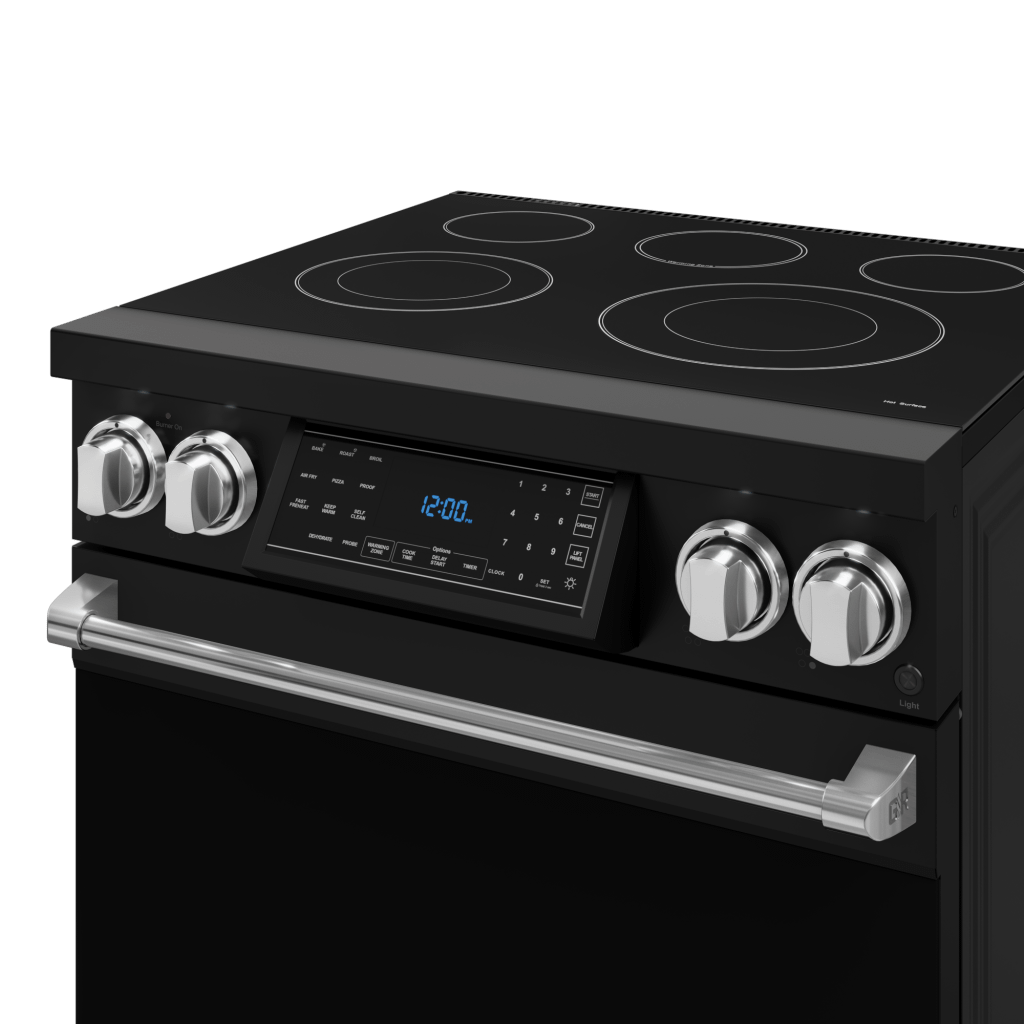 THOR KITCHEN RSE30BSS 30 Inch Professional Electric Range With Tilt Panel Touch Control I...