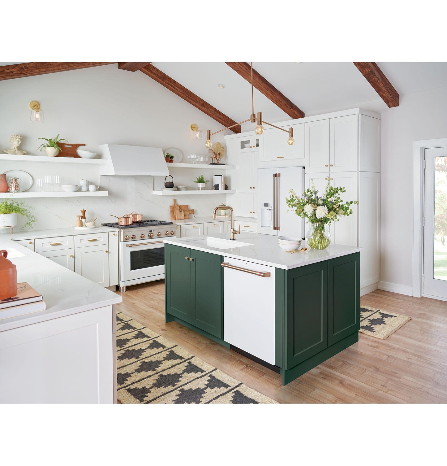 CAFE CYE22TP4MW2 Cafe Energy Star 22.2 Cu. Ft. Counter-depth French-door RE...
