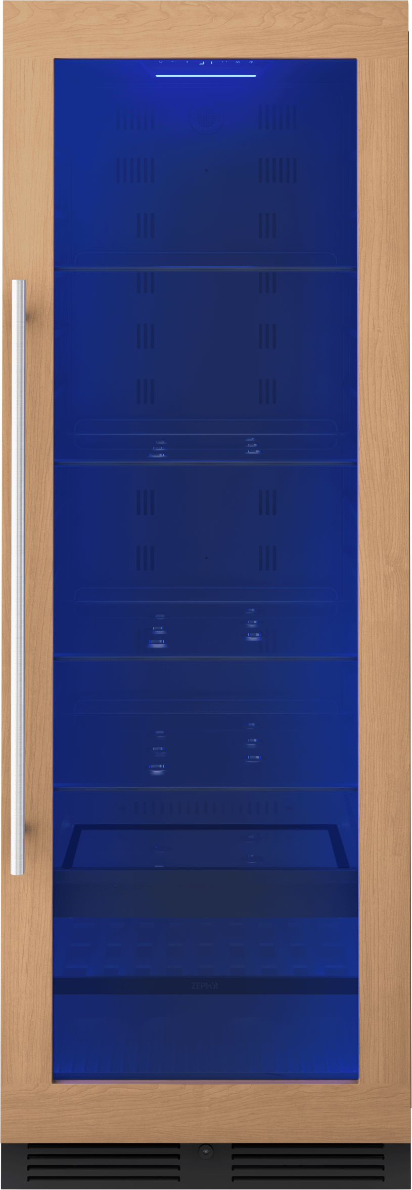 ZEPHYR PRB24F01BPG Zephyr 24"" Full Size Panel Ready Single Zone Beverage Cooler