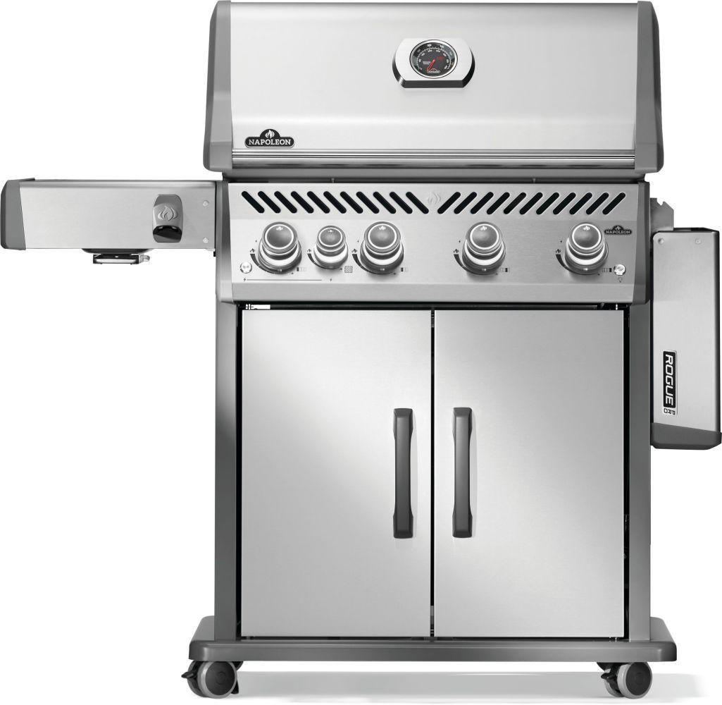 NAPOLEON BBQ RP525SIBNSS2 Rogue Pro 525 Sib With Infrared Side Burner , Natural Gas, STAINLES...