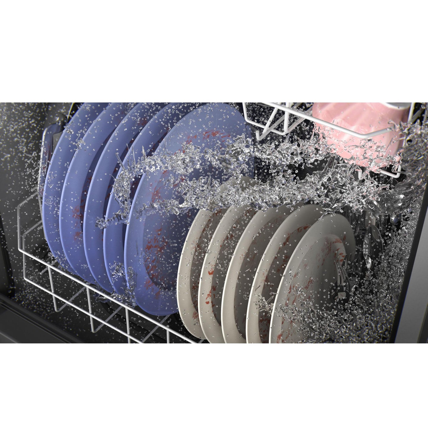 GE APPLIANCES GDT550PGRWW Ge Top Control With Plastic Interior Dishwasher With Sanitize CY...