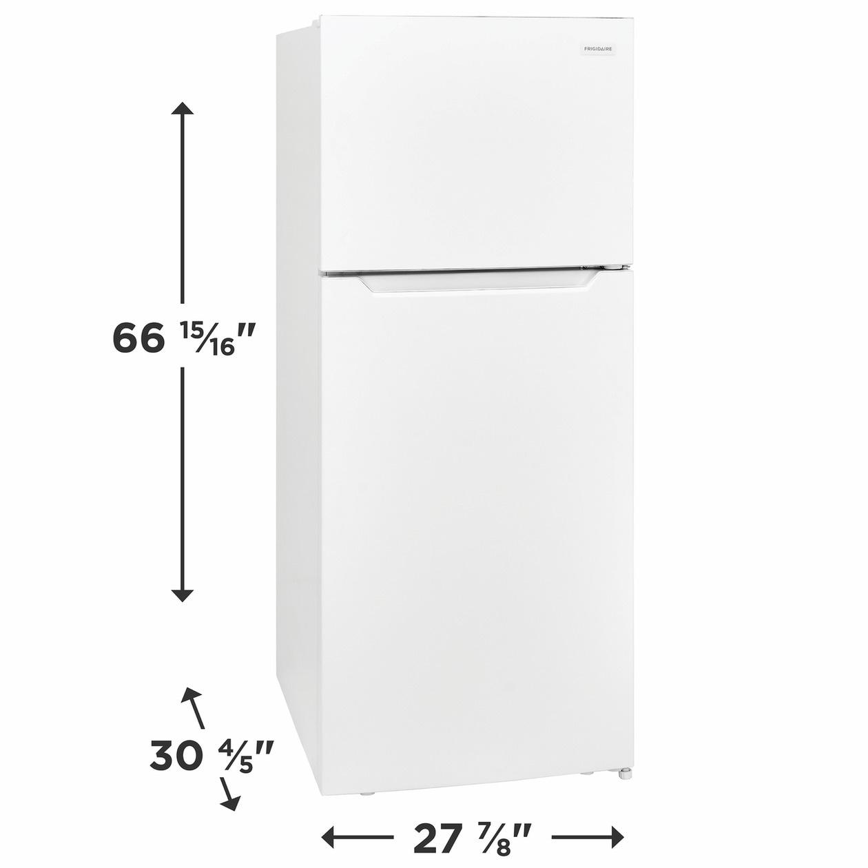FRIGIDAIRE FFHT1822UW Frigidaire 17.6 Cu. Ft. Top Freezer Refrigerator