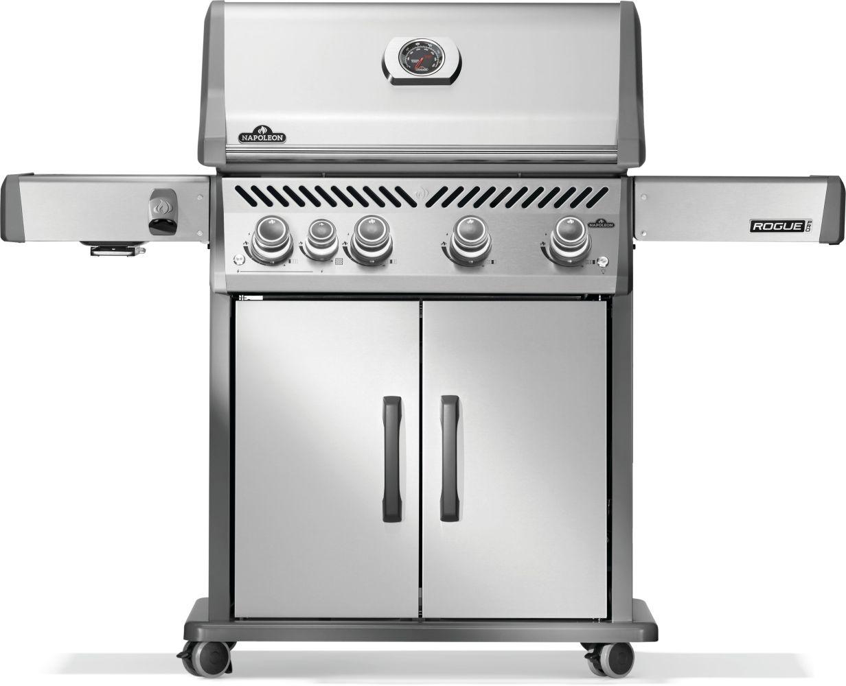 NAPOLEON BBQ RP525SIBNSS2 Rogue Pro 525 Sib With Infrared Side Burner , Natural Gas, STAINLES...