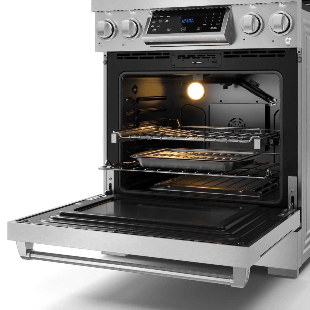 THOR KITCHEN RSG30 30 Inch Professional Gas Range With Tilt Panel Touch Control In STA...