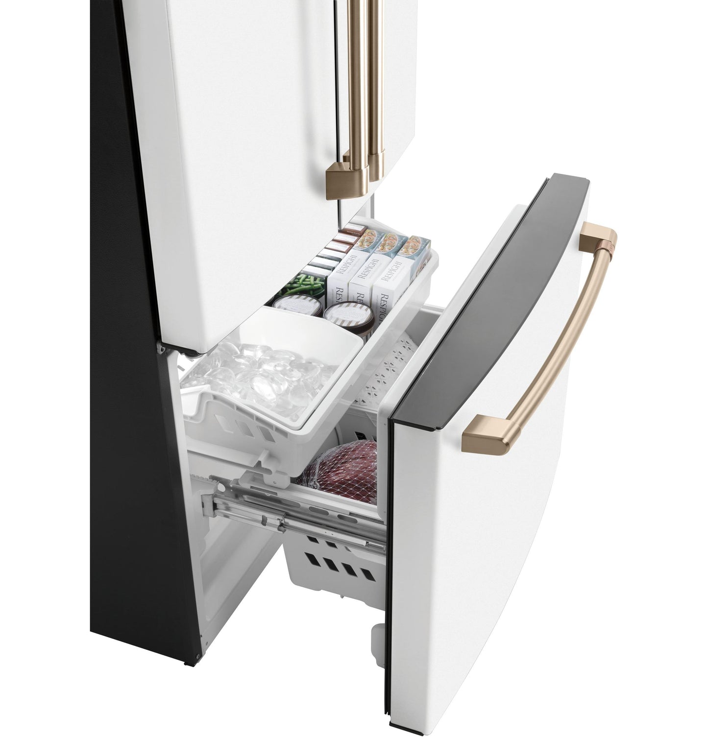 CAFE CWE19SP4NW2 Cafe Energy Star 18.6 Cu. Ft. Counter-depth French-door R...