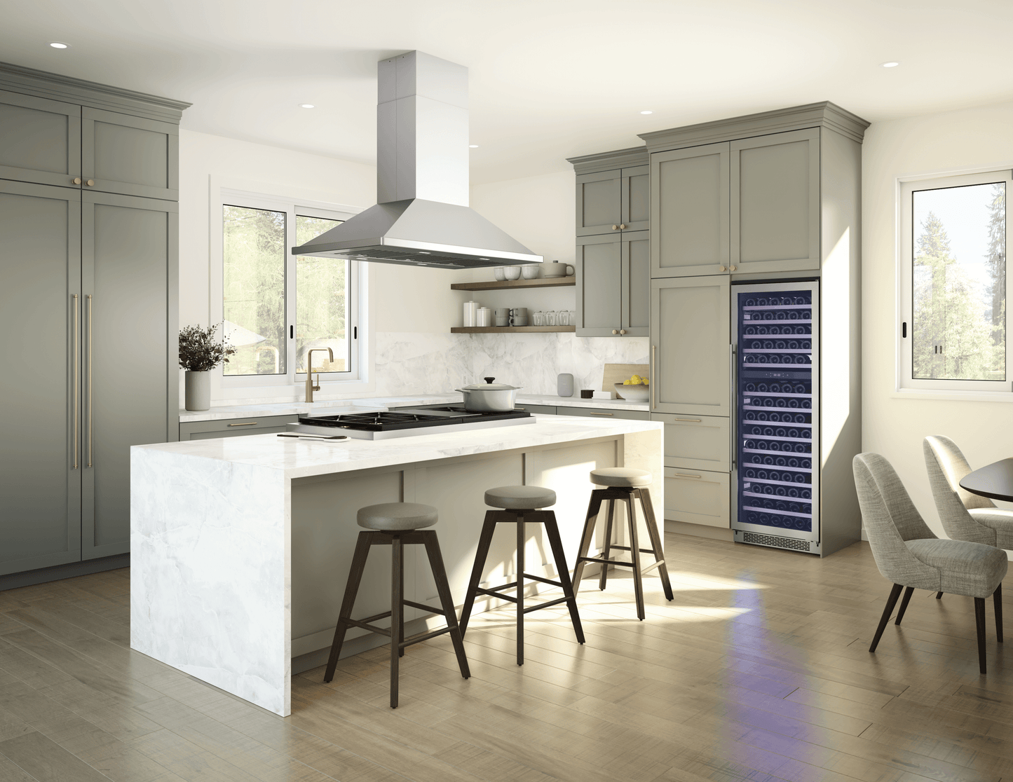 ZEPHYR ZSLE48CS Zephyr 48"" Siena Pro Island