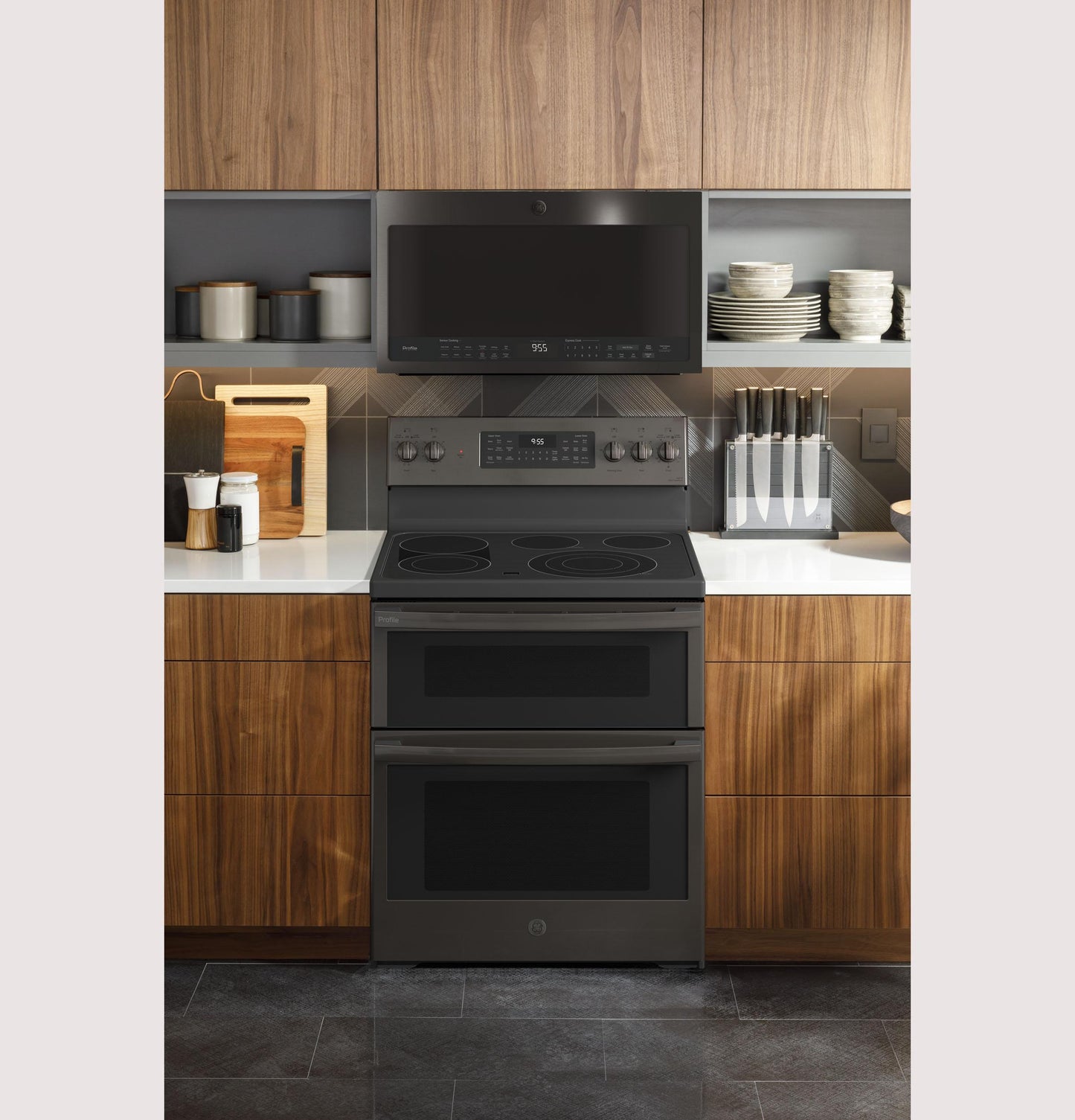 GE APPLIANCES PB965BPTS GE Profile 30"" Smart Free-standing Electric Double Oven CONVECT...