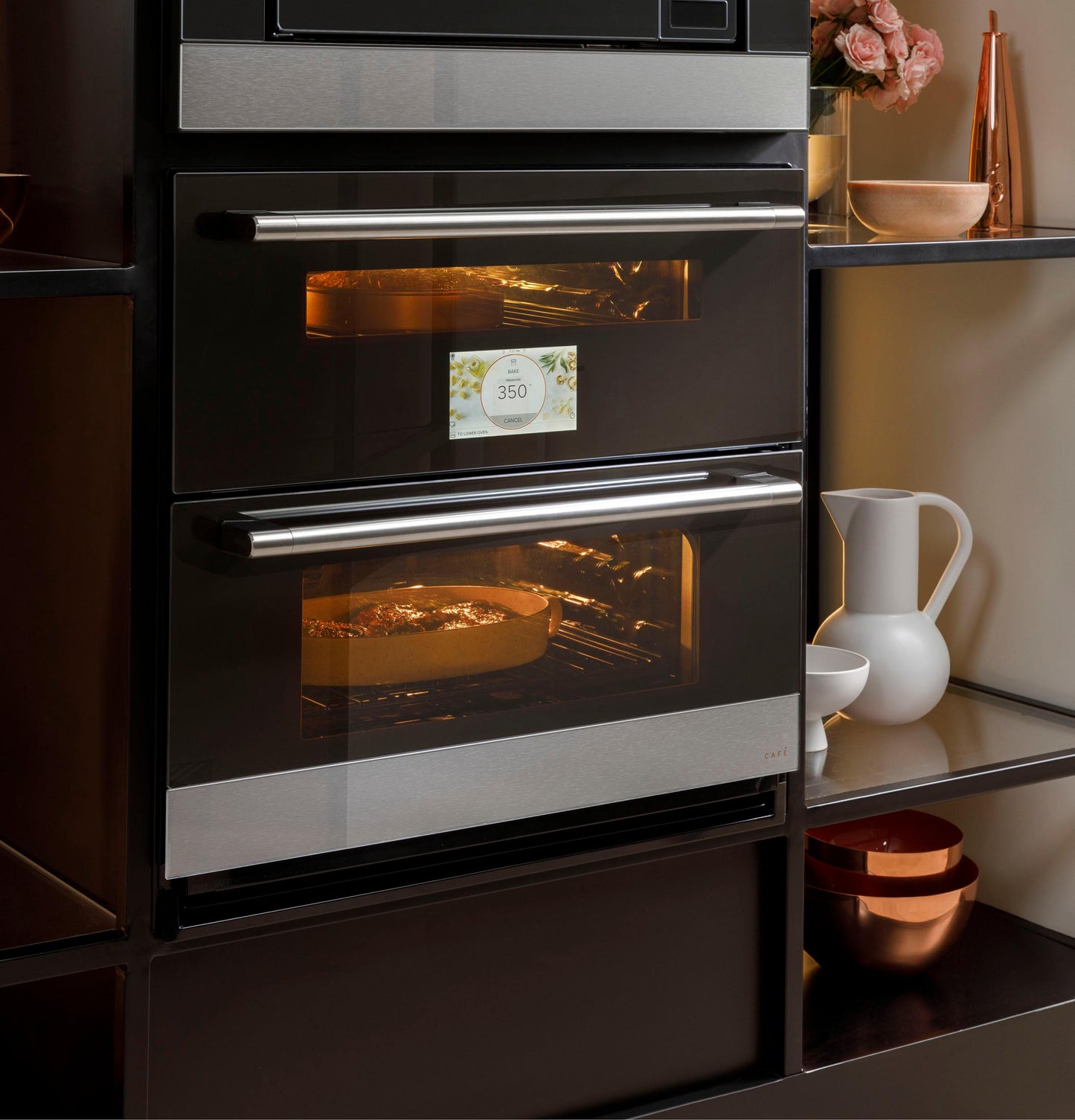 CAFE CTS92DM2NS5 Cafe Minimal Series 30"" Smart Built-in Twin Flex Single Wall ...