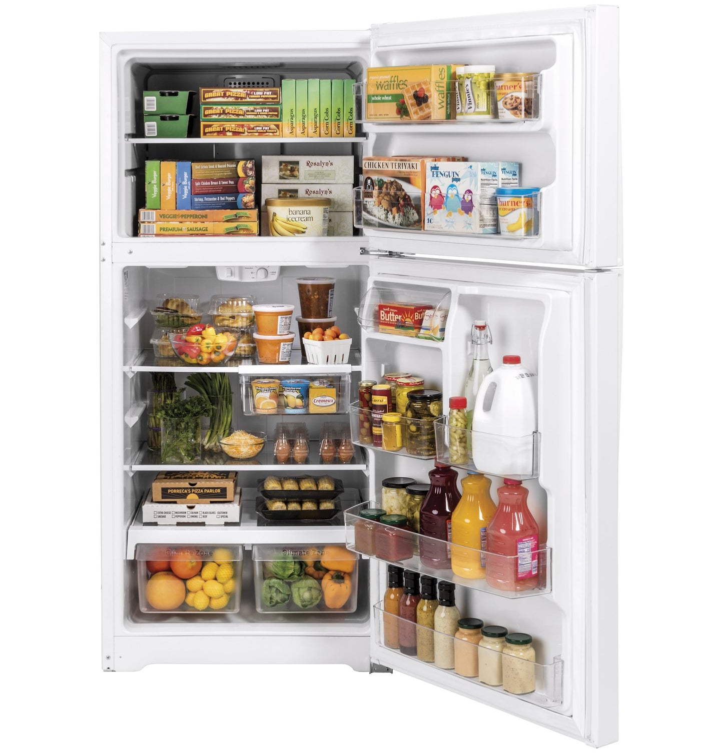 GE APPLIANCES GTS22KGNRWW Ge 21.9 Cu. Ft. Top-freezer Refrigerator